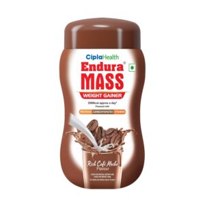 Endura Mass Weight Gainer Powder 550 gm - Cafe Mocha Flavour
